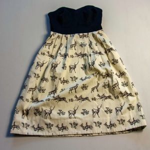 Strapless Anthropologie Dress